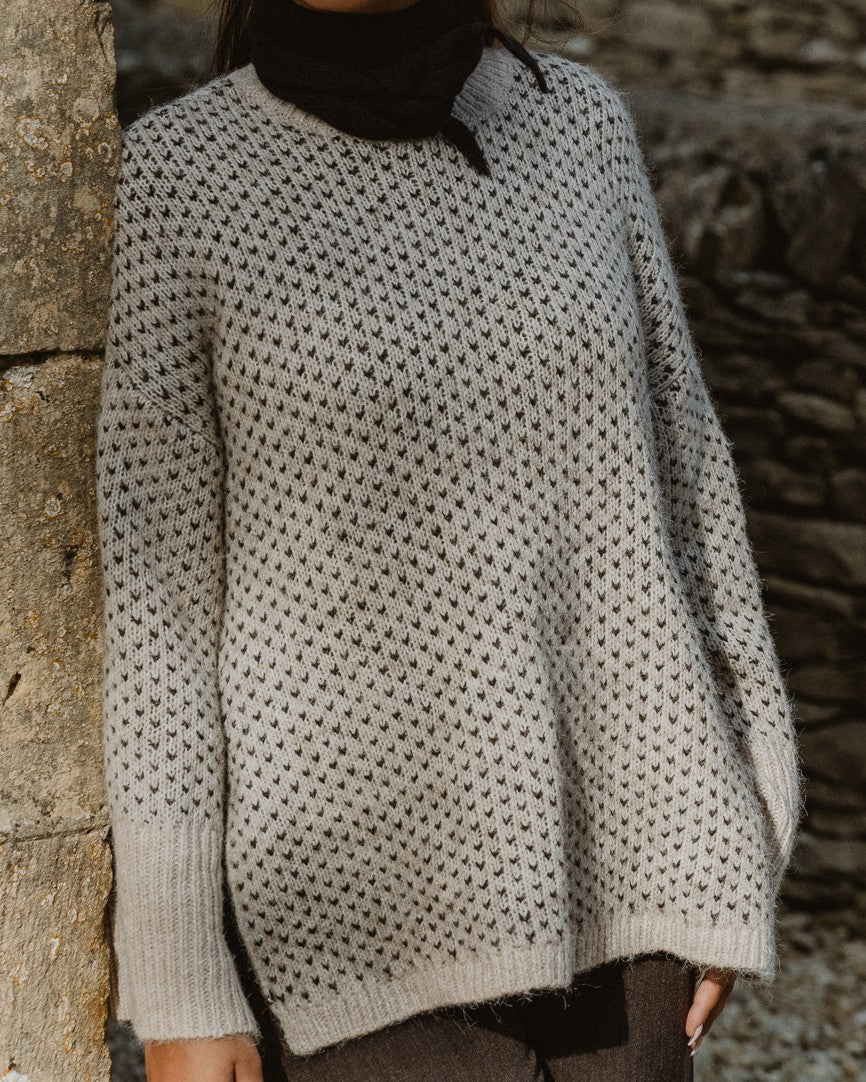 PCMORDIC Pullover - White Pepper
